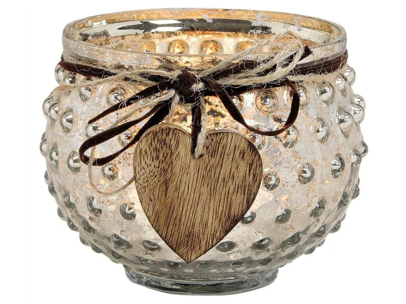 G. Wurm Windlicht Glas mit Anhänger