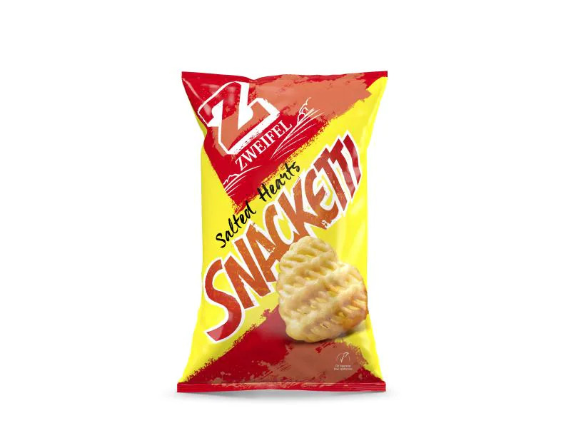 Zweifel Chips Snacketti Hearts lovely salted 75 g