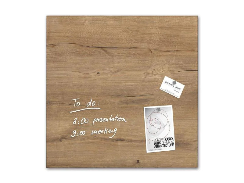 Sigel Magnethaftendes Glassboard artverum 48 cm x 48 cm, Beige