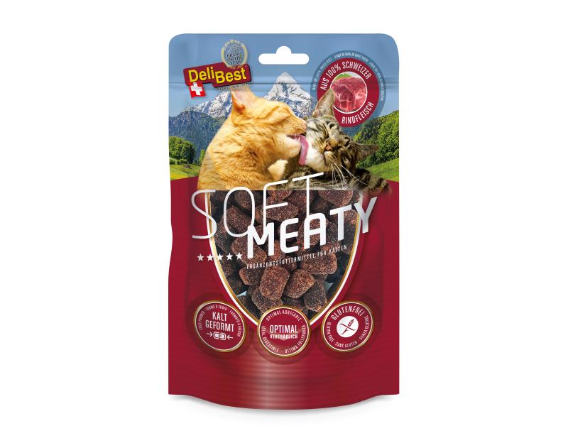 DeliBest Soft Meatys aus Schweizer Rindfleisch, 100 g