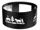 Heidi Cheese Line Fondue-Rechaud Windschutz Alpes Schwarz