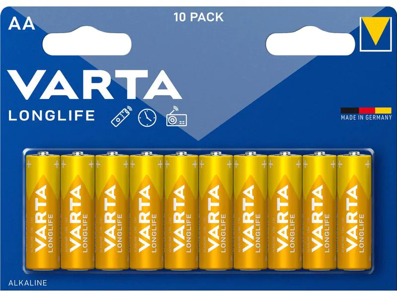Varta Batterie Longlife AA 10 Stück