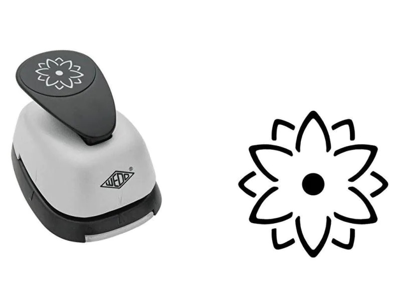 WEDO Motivstanzer 3D Blume, 3.5 cm