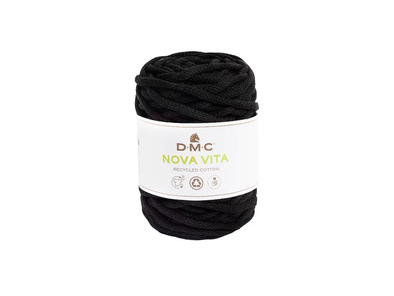 DMC Wolle Nova Vita Makramee Cord 250 g Schwarz