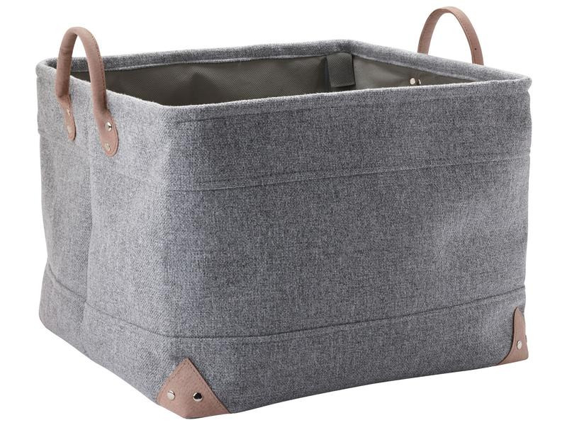 Aquanova Aufbewahrungskorb Lubin 40 x 40 x 30 cm, Grau