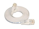 SLIM Slimpatchkabel RJ-45 - RJ-45, Cat 6, UTP, 0.25 m, Weiss