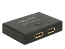 Delock Switchbox Displayport 2in/1Out, 2Out/1In, 4K/60Hz