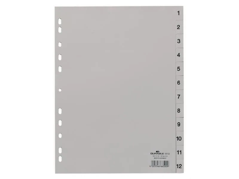 DURABLE Register A4 1-12