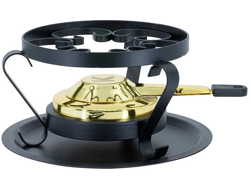 Kadastar Fondue-Rechaud Traditional Ø 16 cm Gold/Schwarz