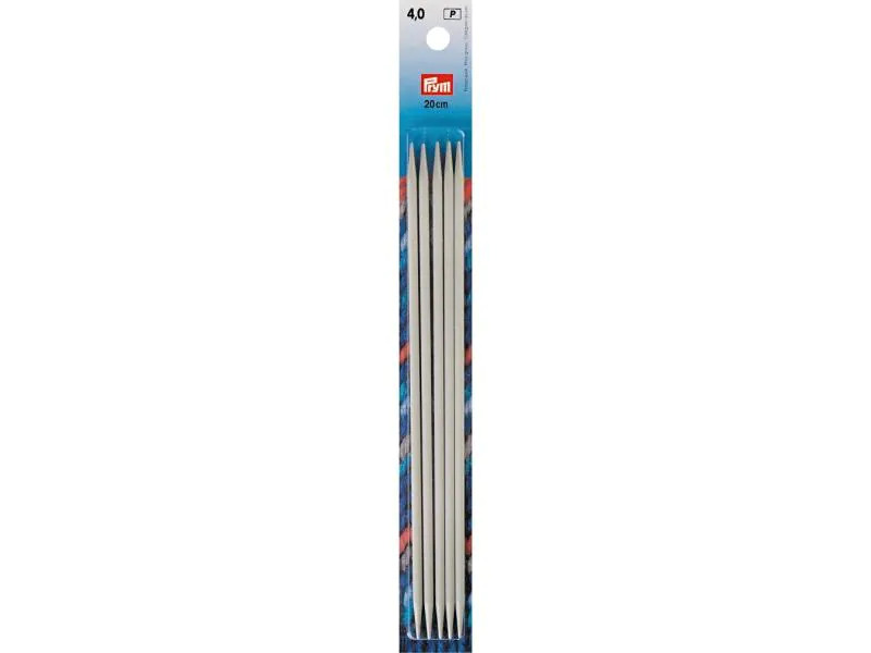 Prym Stricknadeln Ø 4 mm für Strümpfe, 5 Stück