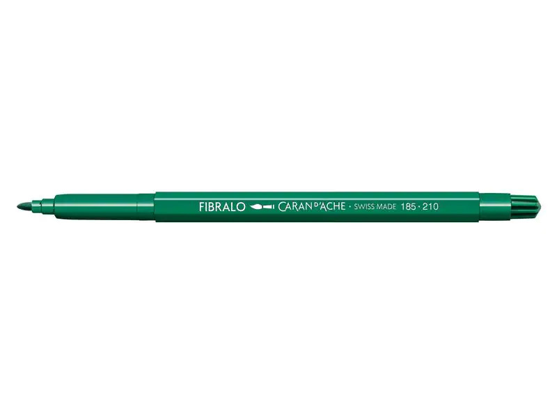 Caran d'Ache Filzstift Fibralo 1 Stück, Smaragdgrün