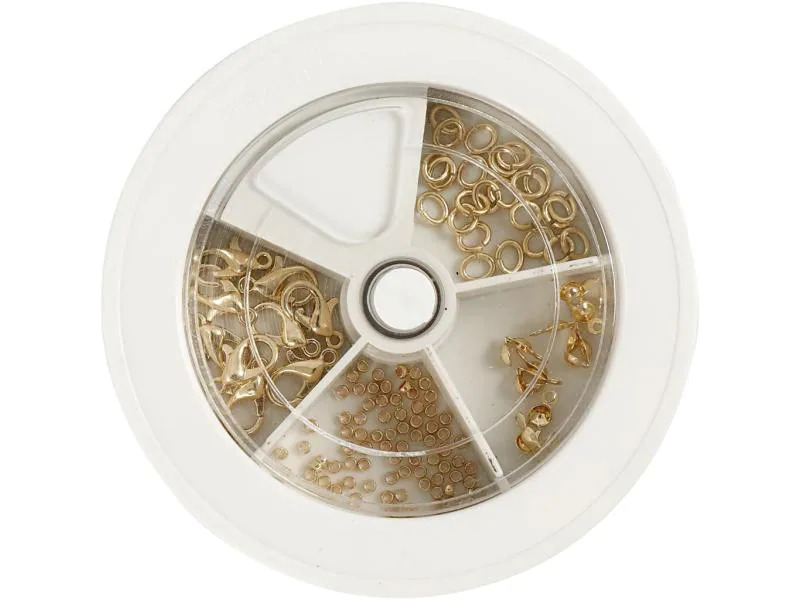 Creativ Company Verschluss Set, Vergoldet