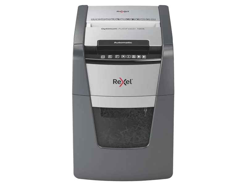 Rexel Aktenvernichter Optimum Autofeed + 100 X P-4, 100 Seiten