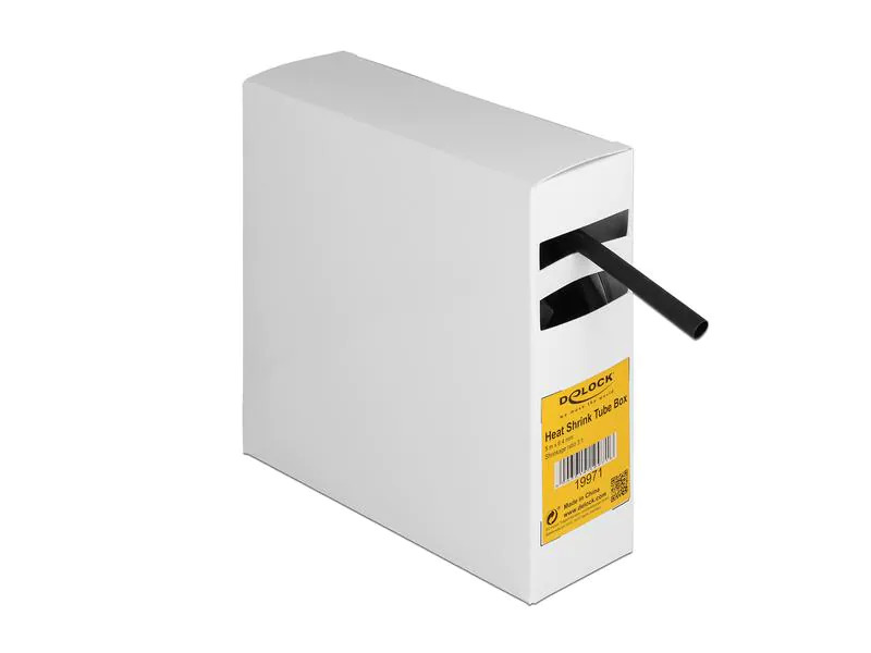 Delock Schrumpfschlauch Box mit Innenkleber, 5 m x 6.4 mm