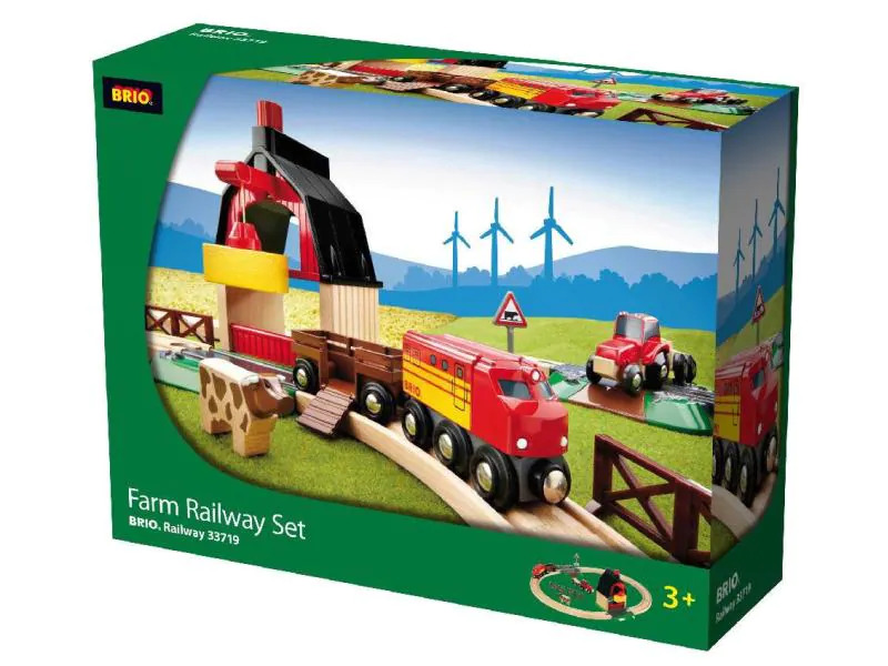 BRIO Eisenbahn Bauernhof Set