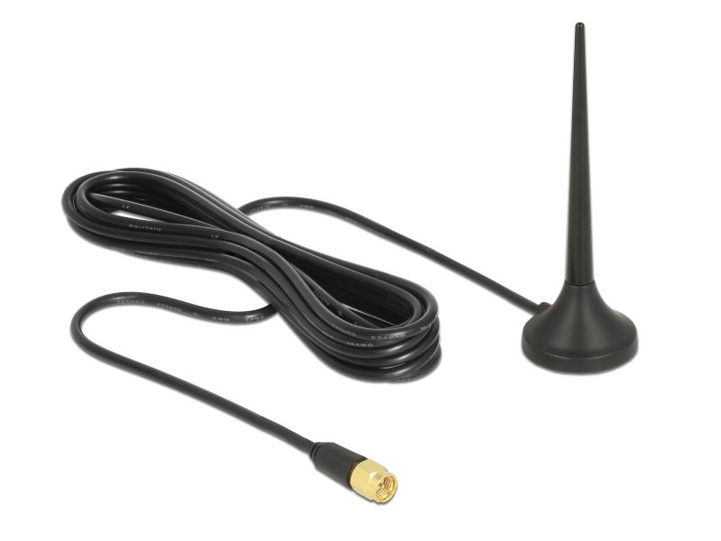 Delock LTE/LoRA-Antenne SMA 0.8-2.4GHz 9 cm SMA 3 dBi Rundstrahl