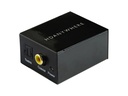 HDANYWHERE Konverter Audio DAC Digital zu Analog, Koax/Toslink – Cinch