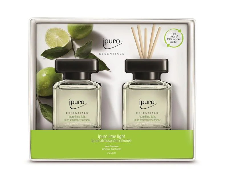 ipuro Duftstäbchen Lime Light 2 x 50 ml Set 100 ml