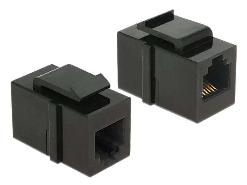 Delock Keystone-Modul RJ-12 Schwarz