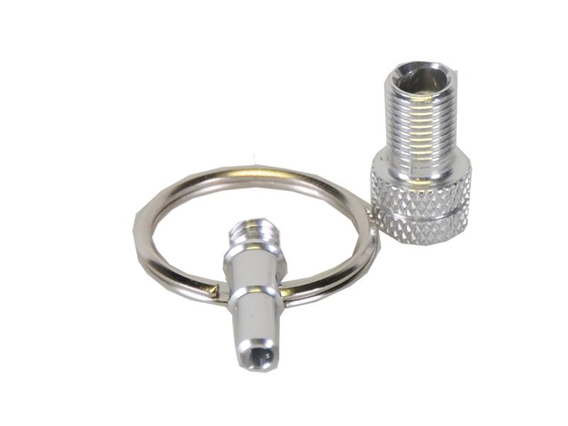 byschulz Ventiladapter Mini-Tool Silber