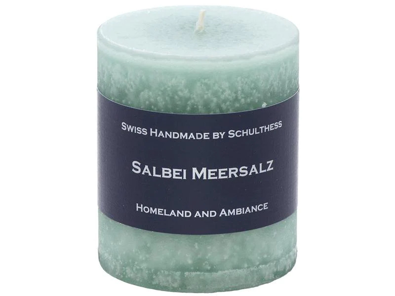 Schulthess Kerzen Duftkerze Salbei Meersalz 8 cm