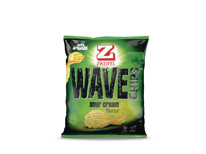 Zweifel Chips Wave Sour Cream 120 g