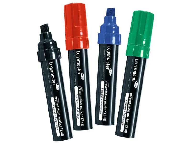 Legamaster Flipchart-Marker TZ48 4 Stück, Assortiert