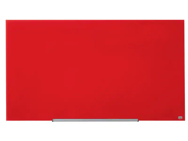 Nobo Magnethaftendes Glassboard Diamond 71.1 cm x 126 cm, Rot