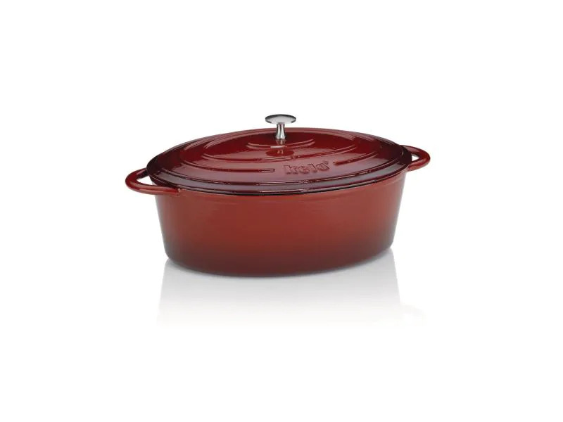 Kela Bräter Calido oval 33 cm, Rot