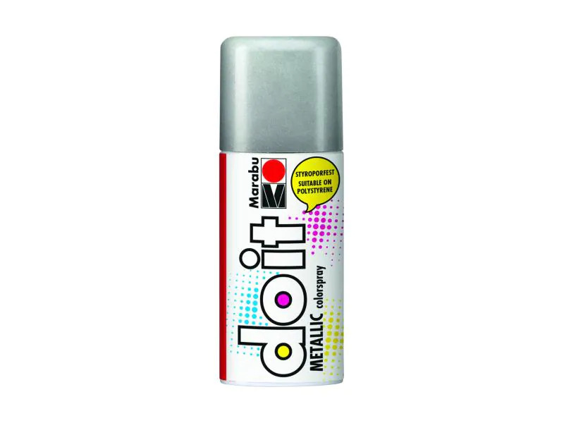 Marabu Sprühfarbe do it Metallic 150 ml, Silber