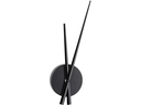 TFA Dostmann Wanduhr Minimalist Schwarz