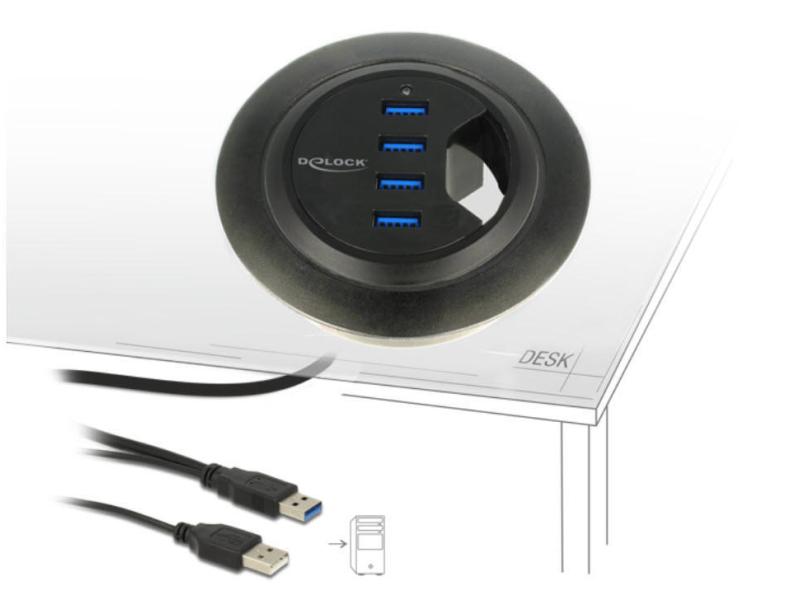 Delock Tisch-Hub USB 3.0