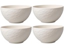 Villeroy &amp; Boch Snackschale Manufacture Rock 14 cm, 4 Stück, Weiss