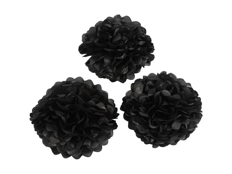 Creativ Company Pompons 20 + 24 + 30 cm 3 Stück