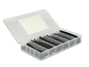Delock Schrumpfschlauch 100-teilig Sortimentsbox, schwarz