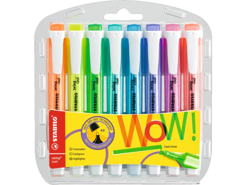 STABILO Textmarker Swing Cool 8 Stück