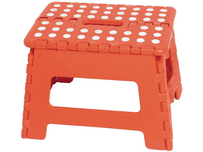M &amp; B Klapphocker Klapp-Klick Kunststoff, Rot