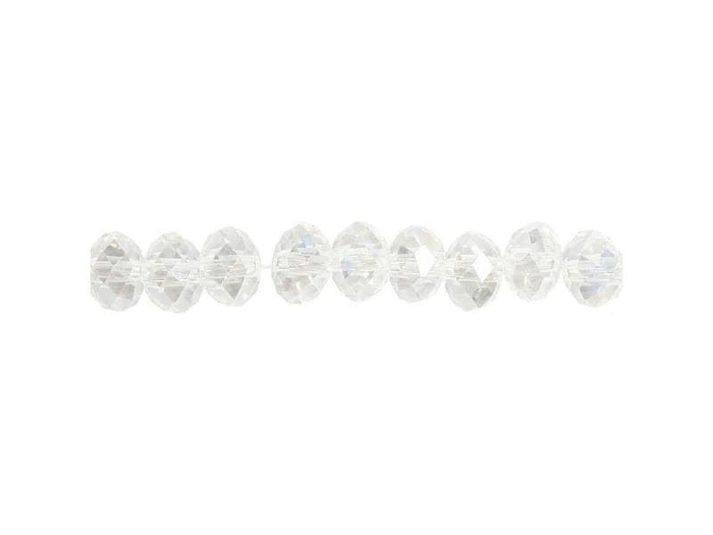 Creativ Company Glasschliffperlen 5 mm x 6 mm Transparent