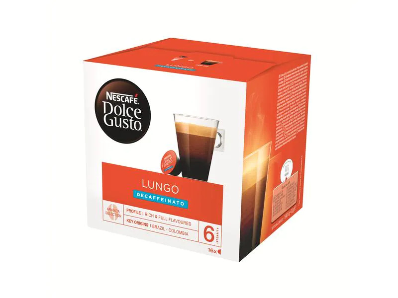 Nescafé Kaffeekapseln Dolce Gusto Lungo Decaf 16 Stück