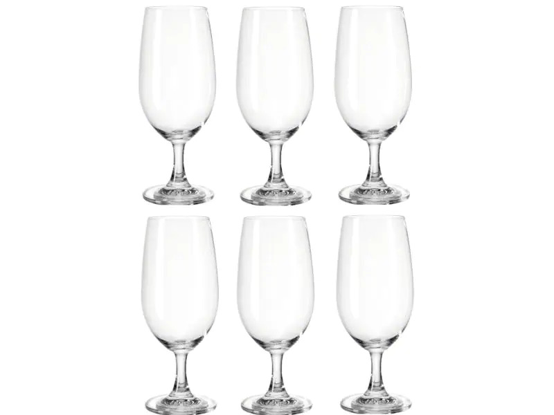 Montana Bierglas First+ 380 ml, 6 Stück, Transparent