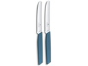 Victorinox Tafelmesser Swiss Modern 2 Stück, Blau