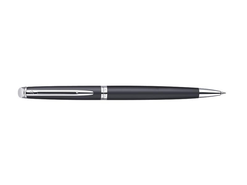 WATERMAN Kugelschreiber Hémisphère MS C.C. Medium (M), Schwarz/Silber