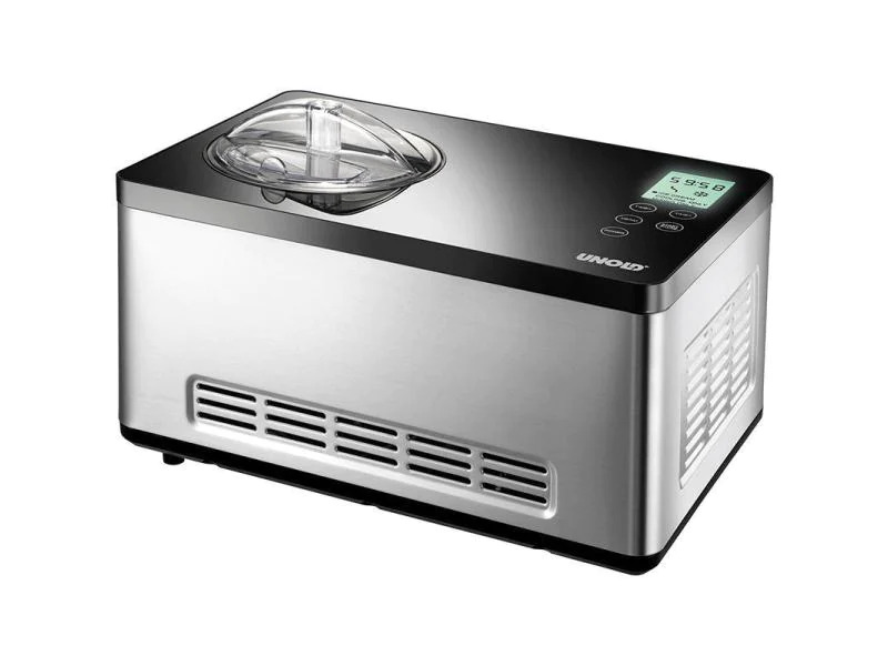 Unold Glacemaschine Gusto 2 l, Silber/Grau