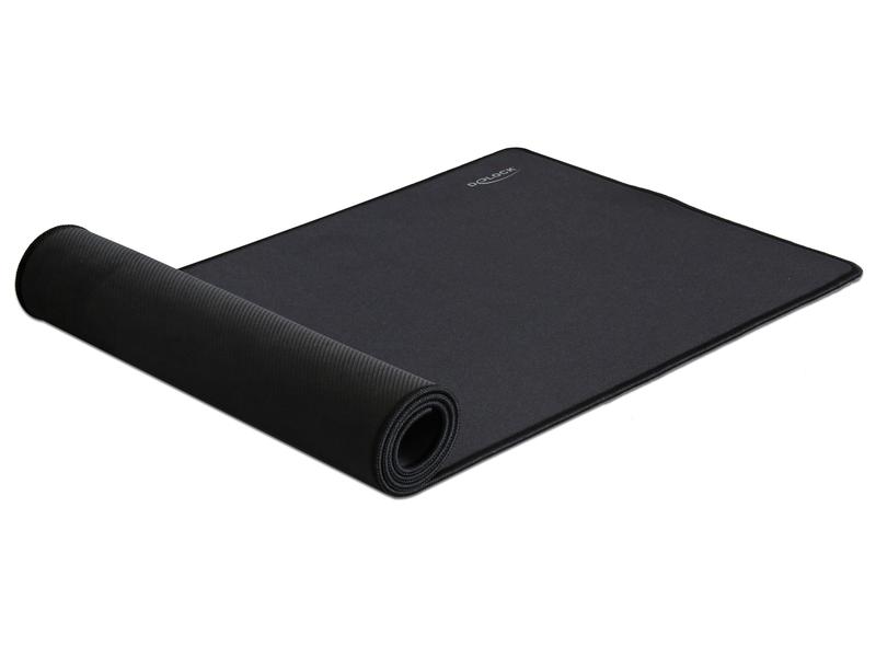 Delock Gaming-Mausmatte 12557 wasserabweisend, Schwarz