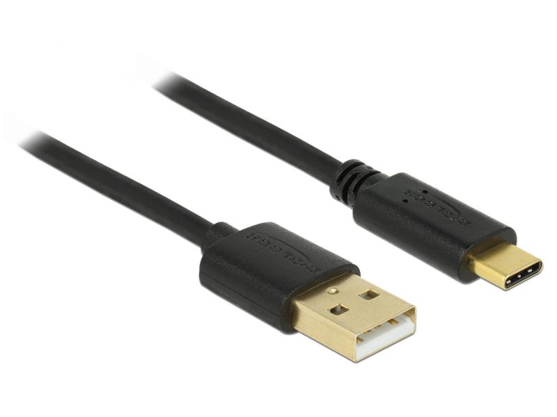 Delock USB 2.0-Kabel  USB A - USB C 4 m