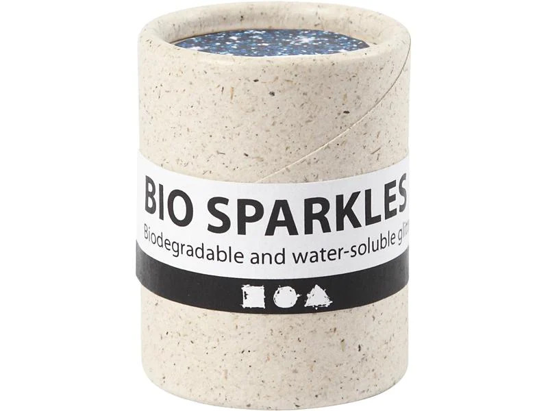 Creativ Company Glitzer Bio 10 g, 1 Stück, Blau
