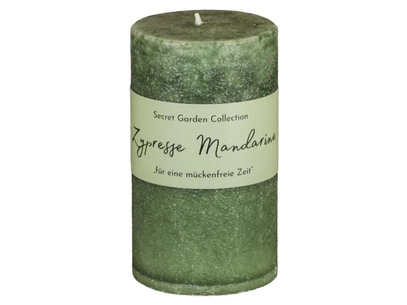 Schulthess Kerzen Zylinderkerze Secret Garden Zypresse Mandarin 12 cm