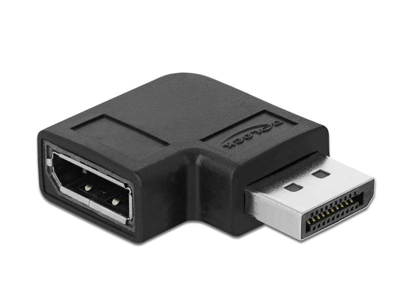 Delock Adapter DisplayPort - DisplayPort, 8K/60Hz rechts gewinkelt