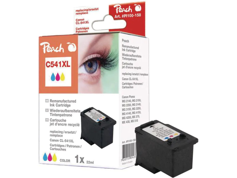 Peach Druckkopf Canon CL-541XL C, M, Y