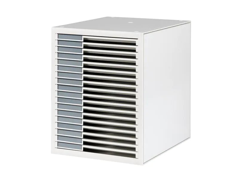 Styro Schubladenbox Styrokay 18 Schubladen